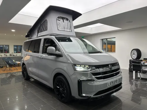 Photo 3 of 2025 75 REG VW T7 170PS 8SP AUTOMATIC COMMERCE PRO SWB BARN DOORS – PARKING PACKAGE PREMIUM PLUS, LED EXCLUSIVE REAR LIGHTS, ‘STYLE’ FRONT SEATS – BRAND NEW CAMPERVAN CONVERSION – FIXED RIB BED