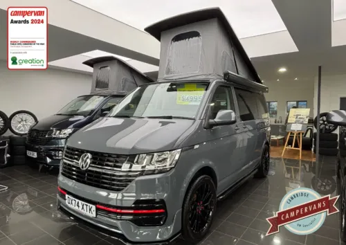 Photo of 2024 74 REG VW T6.1 110PS BUSINESS PACK, SWB, TAILGATE – CAMPERVAN CONVERSION – FIXED RIB BED