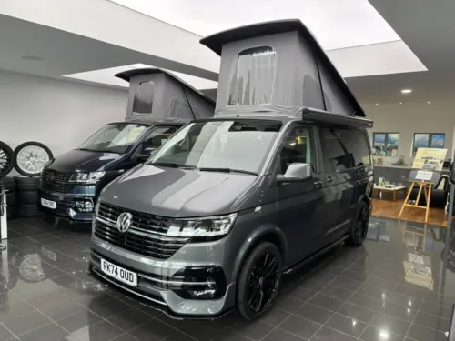 Photo 1 of 2024 74 REG VW T6.1 150DSG HIGHLINE SWB TAILGATE – HEATED SEATS, REAR CAMERA, LED LIGHTS – BRAND NEW CAMPERVAN CONVERSION