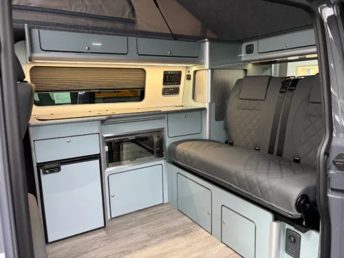 Photo 3 of 2024 74 REG VW T6.1 110PS BUSINESS PACK, SWB, TAILGATE – CAMPERVAN CONVERSION – FIXED RIB BED
