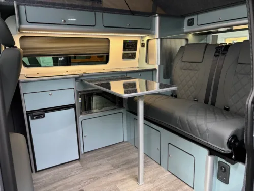 Photo 2 of 2024 74 REG VW T6.1 110PS BUSINESS PACK, SWB, TAILGATE – CAMPERVAN CONVERSION – FIXED RIB BED