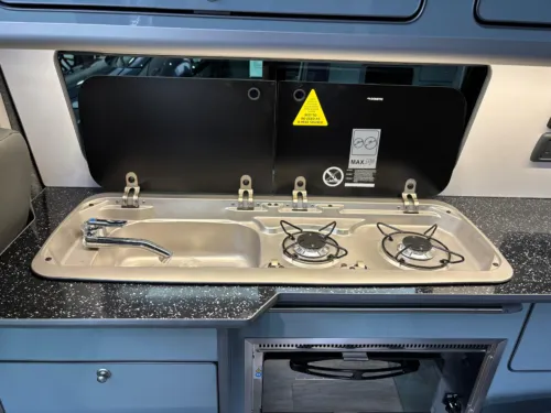 Photo 4 of 2024 74 REG VW T6.1 110PS BUSINESS PACK, SWB, TAILGATE – CAMPERVAN CONVERSION – FIXED RIB BED