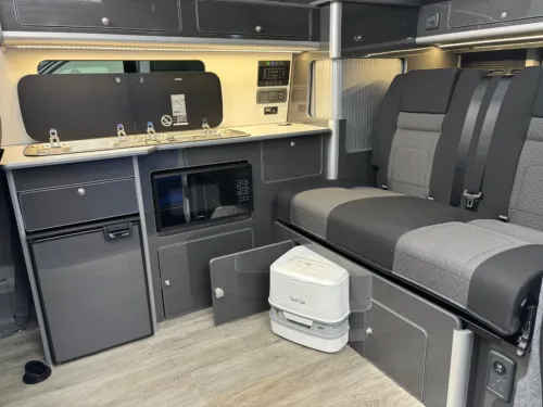 Photo 4 of 2025 25 REG VW T7 110PS 6SP MANUAL, SWB, COMMERCE PLUS, BARN DOORS – BRAND NEW CAMPERVAN CONVERSION