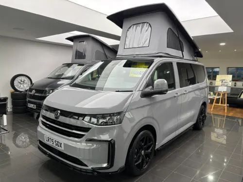 Photo 1 of 2025 75 REG VW T7 170PS 8SP AUTOMATIC COMMERCE PRO SWB BARN DOORS – PARKING PACKAGE PREMIUM PLUS, LED EXCLUSIVE REAR LIGHTS, ‘STYLE’ FRONT SEATS – BRAND NEW ‘JOURNEY’ CAMPERVAN CONVERSION – FIXED RIB BED