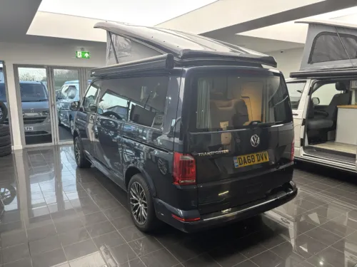 Photo 2 of 2018 68 REG T6 102PS 5 SPEED MANUAL SWB TAILGATE GLAZED CAMPERKING CONVERSION STARLIGHT BLUE
