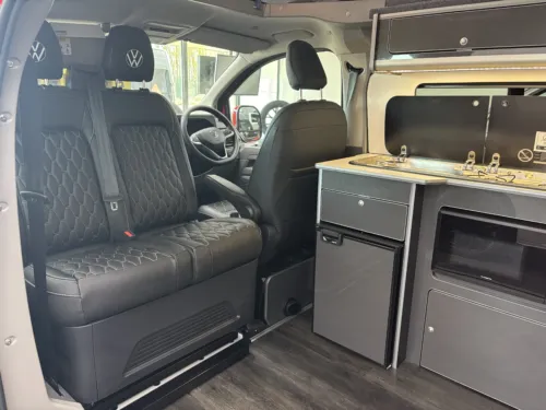 Photo 5 of 2025 75 REG VW T7 110PS 6SP MANUAL COMMERCE PRO SWB TAILGATE – HEATED STEERING WHEEL, LED EXCLUSIVE REAR LIGHTS – BRAND NEW CAMPERVAN CONVERSION – FIXED RIB BED