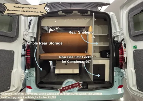 Photo 2 of OPTION 4: CAMPERVAN CONVERSION FOR YOUR VW T7 SWB WITH 112 MOBI-FRAME SLIDING BED