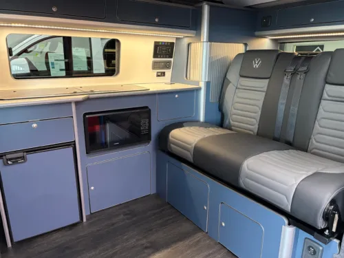 Photo 2 of 2025 75 REG VW T7 150PS 8SP AUTOMATIC COMMERCE PRO SWB TAILGATE – LED EXCLUSIVE REAR LIGHTS, ‘STYLE’ FRONT SEATS – BRAND NEW CAMPERVAN CONVERSION – FIXED RIB BED