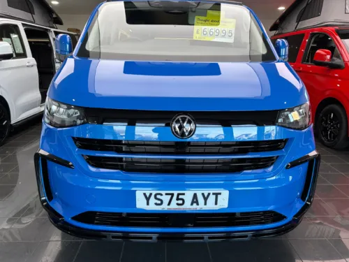 Photo 3 of 2025 75 REG VW T7 150PS 8SP AUTOMATIC COMMERCE PRO SWB TAILGATE – LED EXCLUSIVE REAR LIGHTS, ‘STYLE’ FRONT SEATS – BRAND NEW CAMPERVAN CONVERSION – FIXED RIB BED