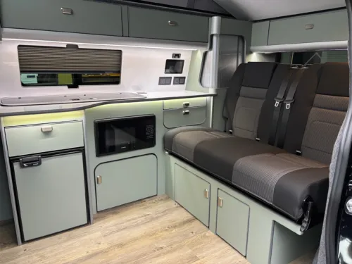 Photo 2 of 2025 75 REG VW T7 110PS 6SP MANUAL COMMERCE PRO SWB TAILGATE – HEATED STEERING WHEEL, LED EXCLUSIVE REAR LIGHTS – BRAND NEW “JOURNEY” CAMPERVAN CONVERSION – FIXED RIB BED