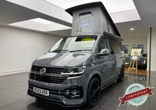 Photo of 2023 23 REG VW T6.1 150DSG HIGHLINE, SWB, TAILGATE – REAR CAMERA, LED LIGHTS – CAMPERVAN CONVERSION