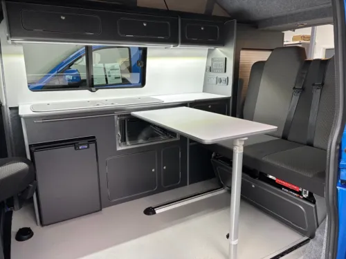 Photo 2 of 2021 71 REG VW T6.1 HIGHLINE 150DSG SWB TAILGATE – REAR CAMERA, CARPETED CAB – CAMPERVAN CONVERSION – SMARTBED EVOLUTION R