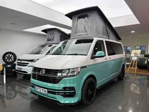 Photo 1 of 2024 73 REG VW T6.1 110PS BUSINESS PACK LWB, BARN DOORS – BRAND NEW CAMPERVAN CONVERSION – FIXED RIB BED