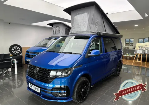 Photo of 2021 71 REG VW T6.1 HIGHLINE 150DSG SWB TAILGATE – REAR CAMERA, CARPETED CAB – CAMPERVAN CONVERSION – SMARTBED EVOLUTION R