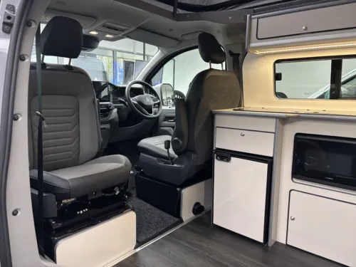 Photo 3 of 2025 75 REG VW T7 150PS 8SP AUTOMATIC COMMERCE PRO SWB TAILGATE – HEATED STEERING WHEEL, LED EXCLUSIVE REAR LIGHTS, ‘STYLE’ FRONT SEATS – BRAND NEW CAMPERVAN CONVERSION – FIXED RIB BED