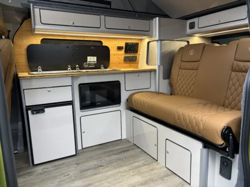 Photo 2 of 2026 75 REG VW T7 110PS 6SP MANUAL COMMERCE PRO SWB TAILGATE – HEATED STEERING WHEEL, LED EXCLUSIVE REAR LIGHTS – BRAND NEW CAMPERVAN CONVERSION – FIXED RIB BED