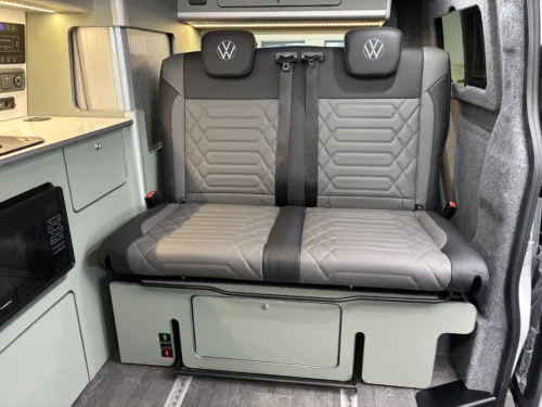 Photo 4 of 2025 75 REG VW T7 150PS 8SP AUTO COMMERCE PRO SWB TAILGATE – ‘STYLE’ FRONT SEATS – BRAND NEW CAMPERVAN CONVERSION – MOBIFRAME 112CM SLIDING BED