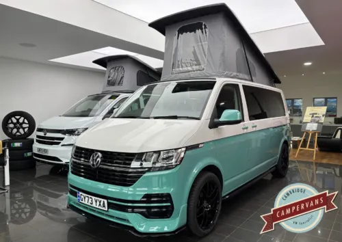 Photo of 2024 73 REG VW T6.1 110PS BUSINESS PACK LWB, BARN DOORS – BRAND NEW CAMPERVAN CONVERSION – FIXED RIB BED