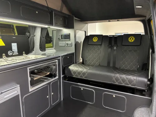 Photo 4 of 2021 71 REG VW T6.1 150PS 6SP MANUAL HIGHLINE SWB BARN DOORS – LED LIGHTS – CAMPERVAN CONVERSION