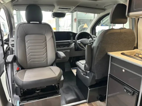 Photo 3 of 2025 75 REG VW T7 150PS 8SP AUTOMATIC COMMERCE PRO SWB TAILGATE – HEATED STEERING WHEEL, LED EXCLUSIVE REAR LIGHTS, ‘STYLE’ FRONT SEATS – BRAND NEW CAMPERVAN CONVERSION – FIXED RIB BED