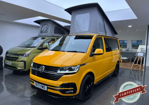 Photo of 2021 71 REG VW T6.1 150PS 6SP MANUAL HIGHLINE SWB BARN DOORS – LED LIGHTS – CAMPERVAN CONVERSION