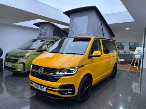 Photo 1 of 2021 71 REG VW T6.1 150PS 6SP MANUAL HIGHLINE SWB BARN DOORS – LED LIGHTS – CAMPERVAN CONVERSION
