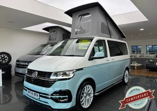 Photo of 2024 74 REG VW T6.1 HIGHLINE 150DSG SWB TAILGATE – T30, LED LIGHTS, HEATED SEATS, REAR CAMERA – NEWLY INSTALLED CAMPERVAN CONVERSION – FIXED RIB BED