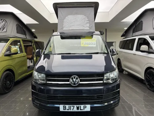 Photo 2 of 2017 17 REG VW TRANSPORTER T6 HIGHLINE 5SP MANUAL T28 STARLIGHT BLUE – CAMPERVAN CONVERSION
