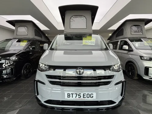 Photo 4 of 2025 75 REG VW T7 150PS 8SP AUTOMATIC COMMERCE PRO SWB TAILGATE – HEATED STEERING WHEEL, LED EXCLUSIVE REAR LIGHTS, ‘STYLE’ FRONT SEATS – BRAND NEW “JOURNEY” CAMPERVAN CONVERSION – FIXED RIB BED