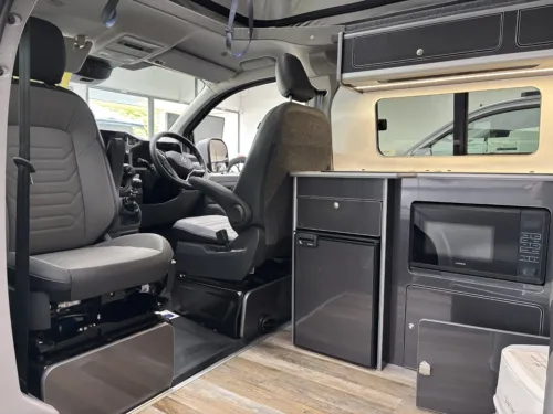 Photo 3 of 2025 75 REG VW T7 110PS 6SP MANUAL COMMERCE PRO SWB BARN DOORS – ‘STYLE’ FRONT SEATS – BRAND NEW CAMPERVAN CONVERSION – FIXED RIB BED