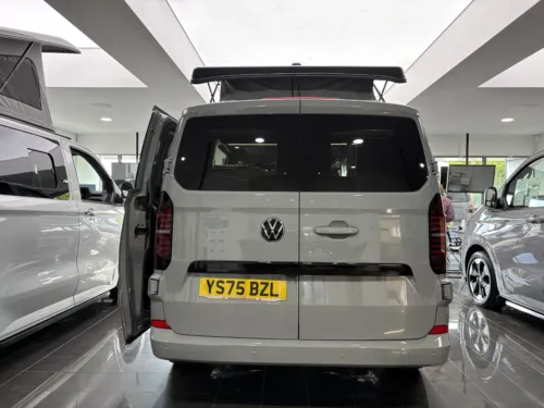 Photo 4 of 2025 75 REG VW T7 110PS 6SP MANUAL COMMERCE PRO SWB BARN DOORS – ‘STYLE’ FRONT SEATS – BRAND NEW CAMPERVAN CONVERSION – FIXED RIB BED