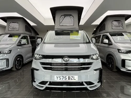 Photo 5 of 2025 75 REG VW T7 110PS 6SP MANUAL COMMERCE PRO SWB BARN DOORS – ‘STYLE’ FRONT SEATS – BRAND NEW CAMPERVAN CONVERSION – FIXED RIB BED