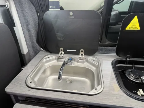 Photo 5 of 2022 22 VW TRANSPORTER T6.1 HIGHLINE 150PS 6SP MANUAL – PURE GREY – METALLIC GREY WOOD – LONDON ASH WORKTOP – JET BLACK FLOOR – ADAPTIVE CRUISE CONTROL – CLIMATIC AIR CONDITIONING – REB BED