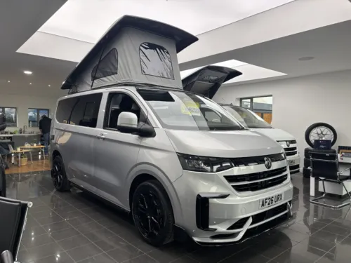 Photo 3 of 2026 26 REG VW T7 150PS 8SP AUTOMATIC COMMERCE PLUS SWB BARN DOORS – BRAND NEW CAMPERVAN CONVERSION – FIXED RIB BED