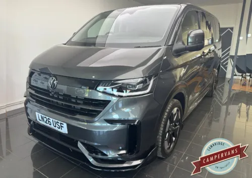 Photo of 2026 26 REG VW T7 T32 KOMBI 170PS 8SP AUTOMATIC COMMERCE PRO SWB TAILGATE – HEATED STEERING WHEEL, LED EXCLUSIVE REAR LIGHTS, POWER FOLDING TRAILER HITCH, 230-V CONVERTER IN CAB