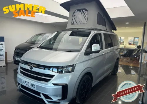 Photo of 2026 26 REG VW T7 150PS 8SP AUTOMATIC COMMERCE PLUS SWB BARN DOORS – BRAND NEW CAMPERVAN CONVERSION – FIXED RIB BED