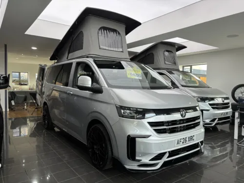 Photo 3 of 2026 26 REG VW T7 150PS 8SP T32 AUTOMATIC COMMERCE PLUS SWB BARN DOORS – BRAND NEW CAMPERVAN CONVERSION – FIXED RIB BED