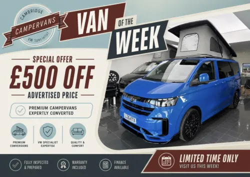 Photo of 2026 26 REG VW T7 T32 4 MOTION 150PS 8SP AUTOMATIC COMMERCE PRO SWB TAILGATE – ‘OFF GRID’ CONVERSION – MOBIFRAME BED ON RAILS – MID BLUE