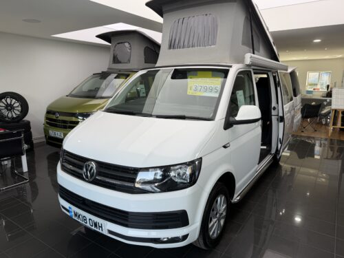 Photo 1 of 2018 18 Reg VW T6 102PS 5SP MANUAL HIGHLINE, SWB, BARN DOORS – CAMPERVAN CONVERSION