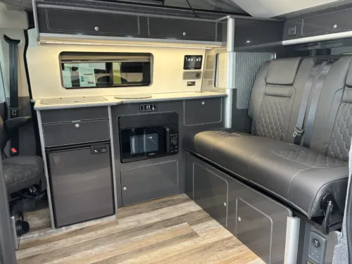 Photo 2 of 2026 26 REG VW T7 150PS 8SP AUTOMATIC COMMERCE PRO SWB TAILGATE – LED EXCLUSIVE REAR LIGHTS, TOWBAR, T30, PARKING PACKAGE PREMIUM, CARPETED CAB – BRAND NEW FULLY-OFF GRID CAMPERVAN CONVERSION – STONE GREY