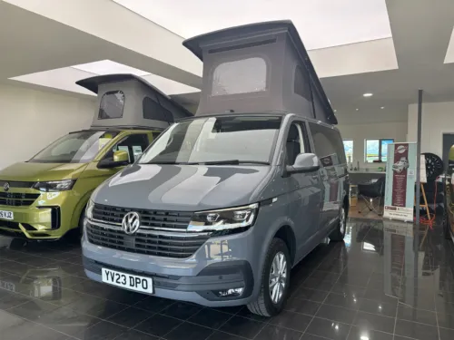Photo 1 of 2023 23 REG VW T6.1 150DSG AUTOMATIC, HIGHLINE, SWB, TAILGATE – BRAND NEW CAMPERVAN CONVERSION – PURE GREY – ROCK & ROLL BED