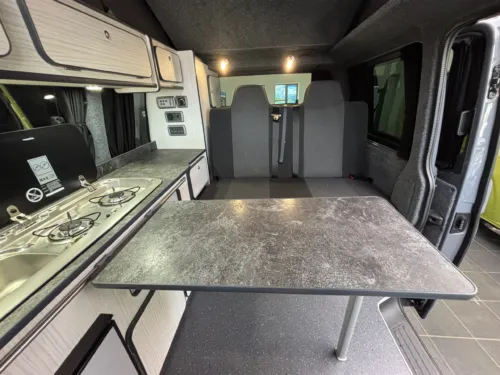 Photo 4 of 2023 23 REG VW T6.1 150DSG AUTOMATIC, HIGHLINE, SWB, TAILGATE – BRAND NEW CAMPERVAN CONVERSION – PURE GREY – ROCK & ROLL BED