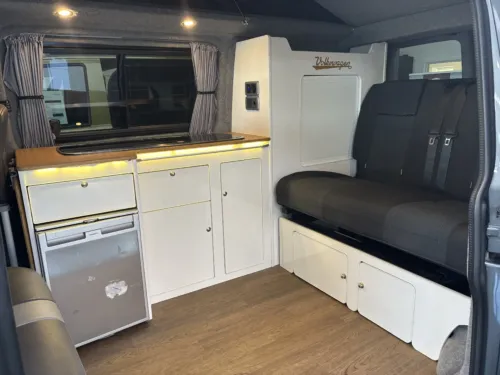 Photo 2 of 2016 16 REG VW T5.1 102PS 5 SP MANUAL, HIGHLINE, SWB, BARN DOORS – CAMPERVAN CONVERSION