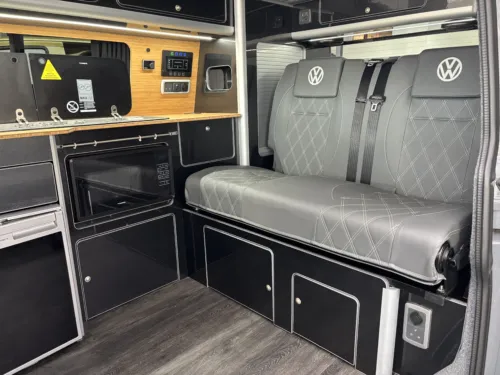 Photo 4 of 2023 73 REG VW T6.1 204DSG HIGHLINE, SWB, TAILGATE – REAR CAMERA, LED LIGHTS, HEATED SEATS, T30 – CAMPERVAN CONVERSION