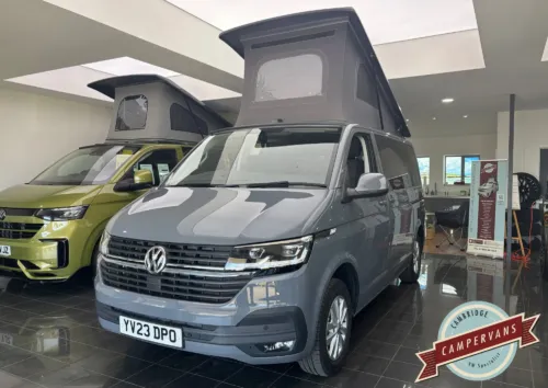 Photo of 2023 23 REG VW T6.1 150DSG AUTOMATIC, HIGHLINE, SWB, TAILGATE – BRAND NEW CAMPERVAN CONVERSION – PURE GREY – ROCK & ROLL BED