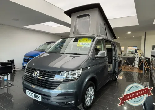 Photo of 2023 23 REG VW T6.1 110PS HIGHLINE SWB, TAILGATE – REAR CAMERA, CARPETED CAB – CAMPERVAN CONVERSION