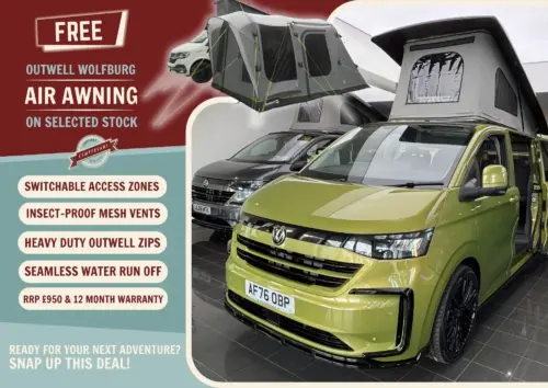 Photo of 2026 76 REG VW T7 150PS 8SP AUTOMATIC COMMERCE PRO LWB TAILGATE – STANDARD CONVERSION – 112 MOBI-FRAME BED ON RAILS
