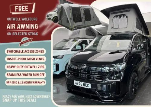 Photo of 2026 76 REG VW T7 170PS 8SP AUTOMATIC COMMERCE PRO SWB TAILGATE – STANDARD CONVERSION – FIXED RIB BED – MIDNIGHT BLACK
